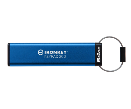 PenDrive Kingston 64GB IronKey Keypad 200 FIPS 140-3 Lvl 3 AES-256